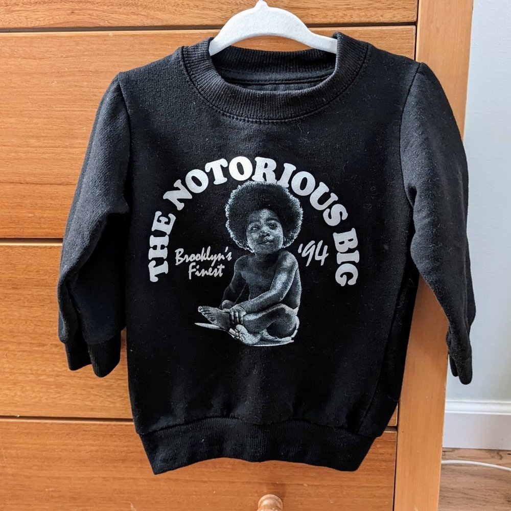 Toddler Sweatshirt Notorious BIG, size 3T